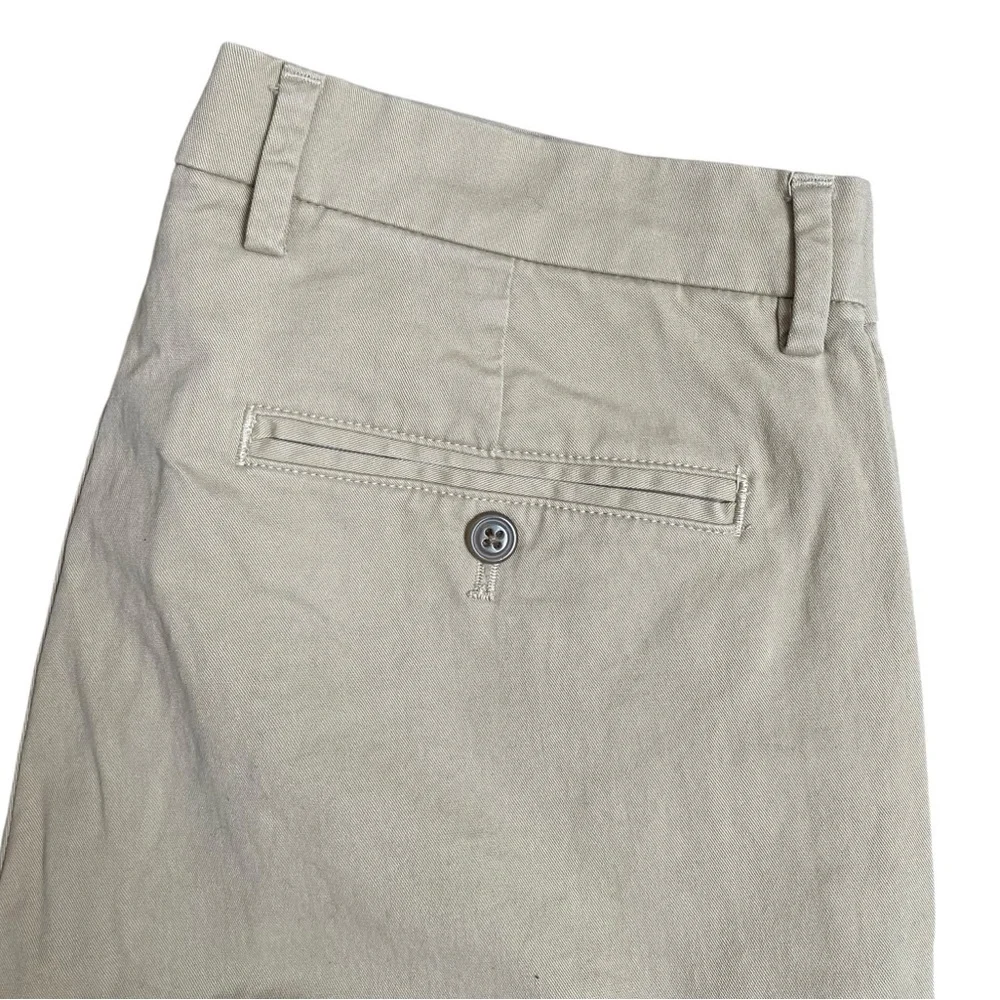 GAP Essential Slim Khaki Chino Pants Men’s 32x30 Tan Cotton Stretch Flat Front
